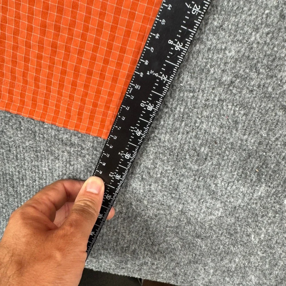 Round Two Pants Mens Size 30 Orange Grid Pattern Straight Leg Streetwear NWT